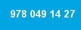 978 049 14 27 978 049 14 27